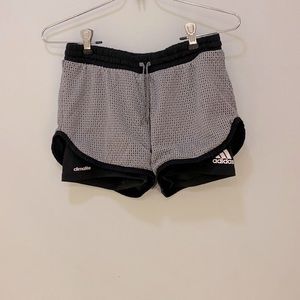 Black adidas shorts